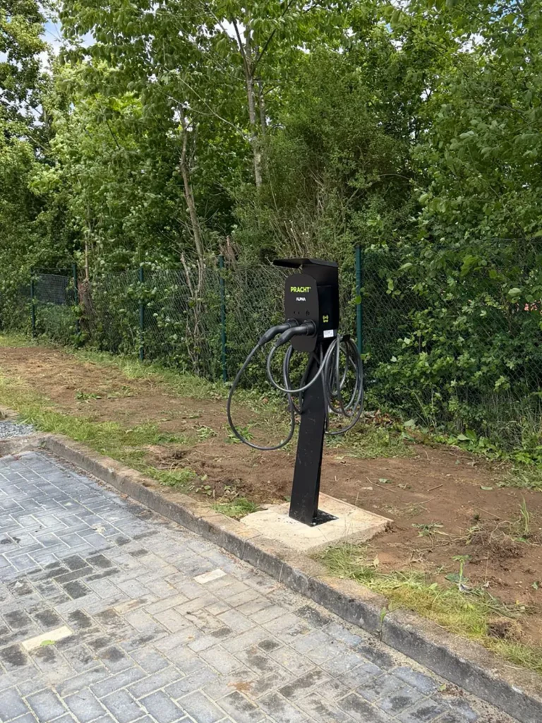 Aufnahme einer Wallbox vom Typ Pracht ALPHA